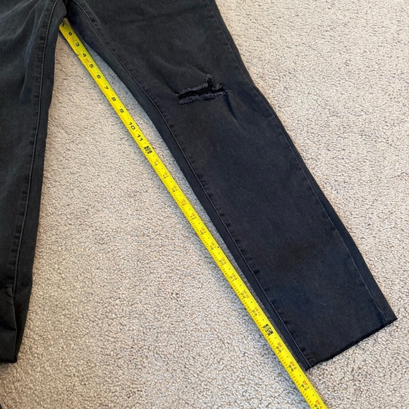 NWT Cotton On high rise cropped skinny jeans in black 10 - Picture 7 of 10